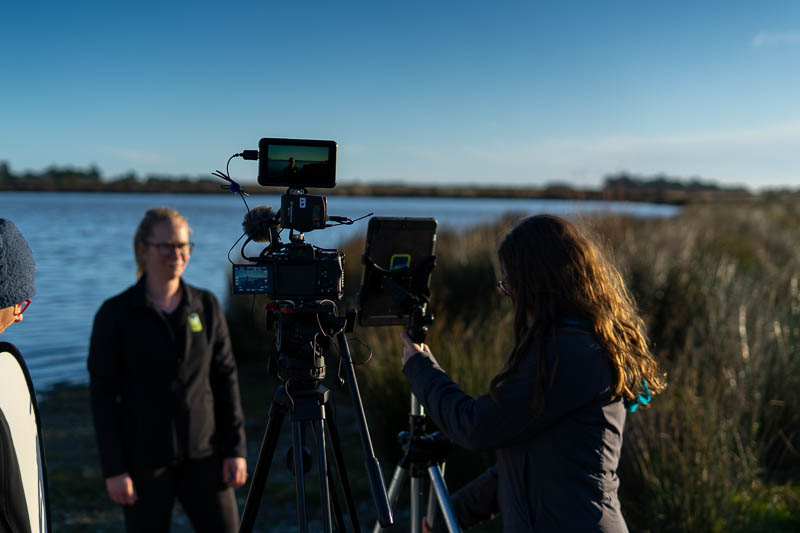 interview on camera in canterbury