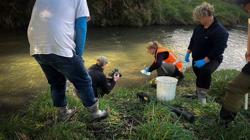 Water quality testing videographer canterbury
